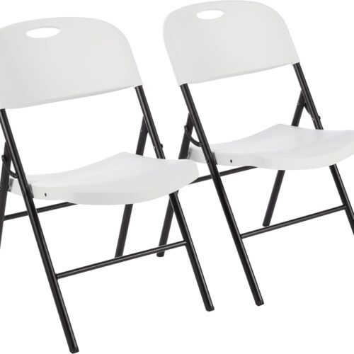 White-Folding Chair – Classic Design, Reliable Comfort