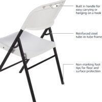 folding chair-white-instruction