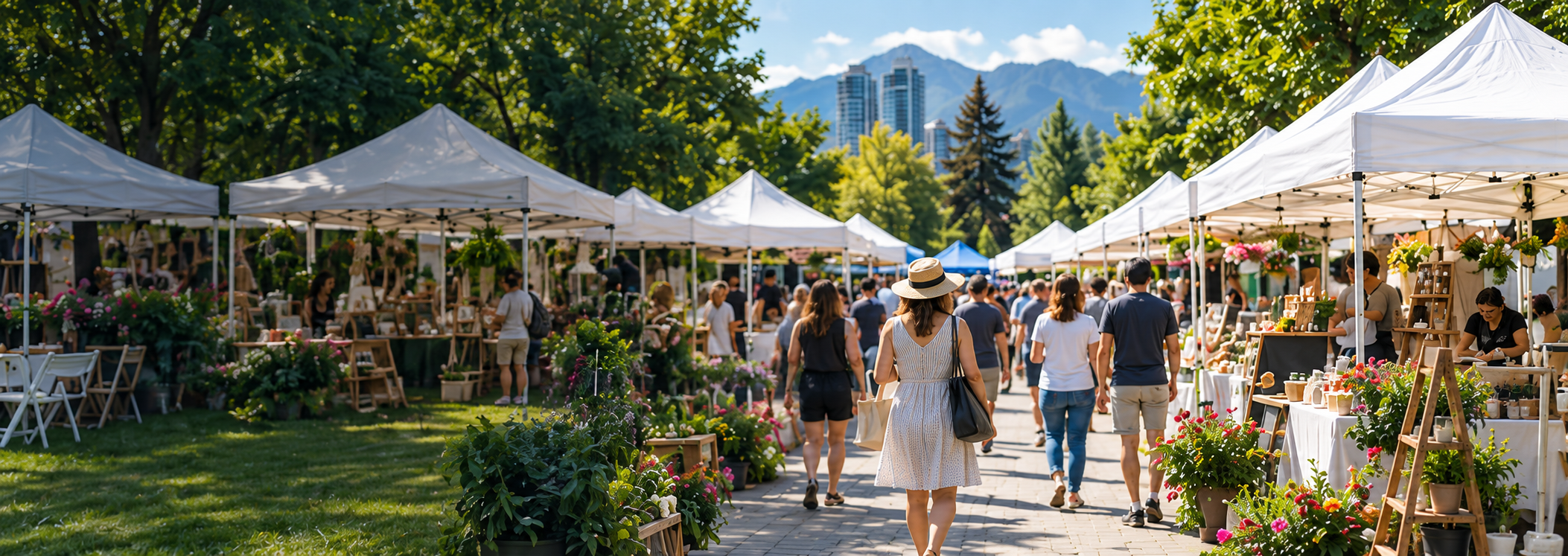 Illustrative weekend market, not a confirmed event