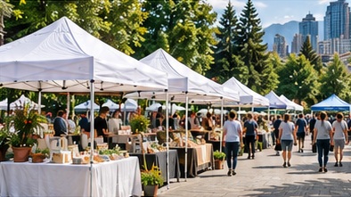 Illustrative community market setup