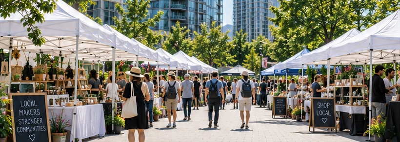 Illustrative community market setup