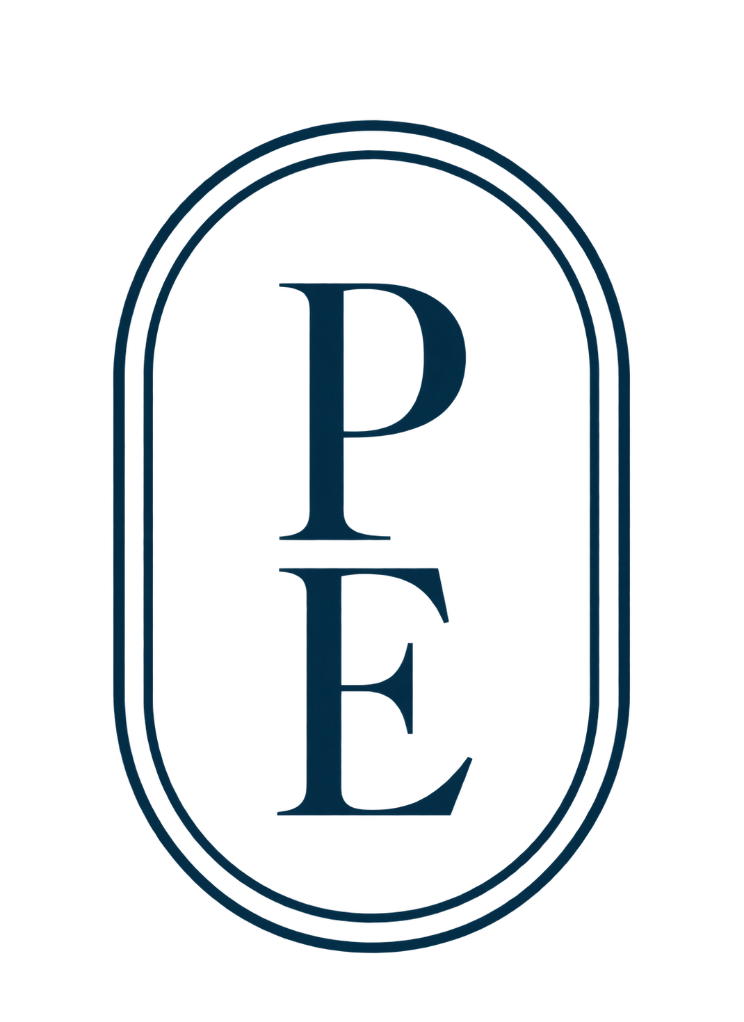 Prospera Events PE monogram — artwork prepared from the approved mockup